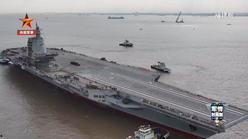 国产航母剪彩视频下载,大国重器扬帆起航  第1张